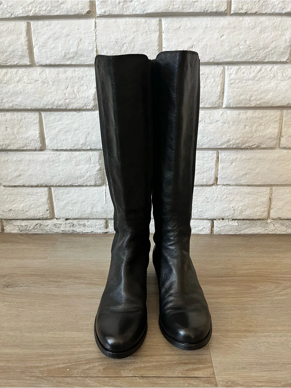 Cole Haan Black Riding Boots Nike Air Collab 10